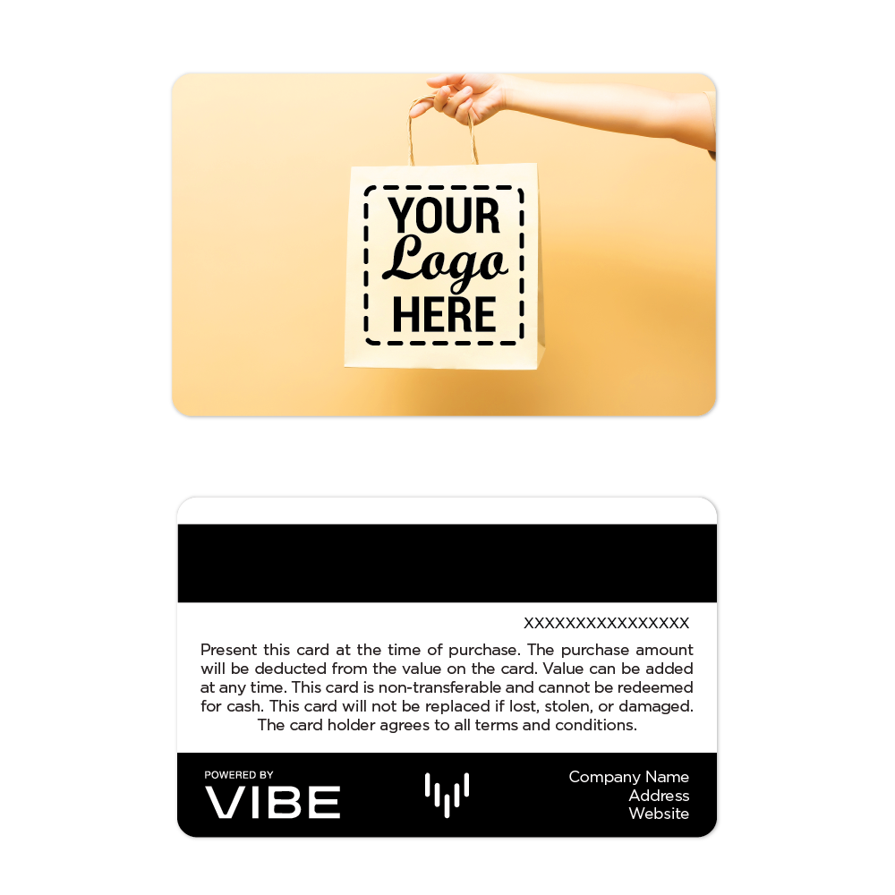 Vibe Yellow Shopping Gift Cards