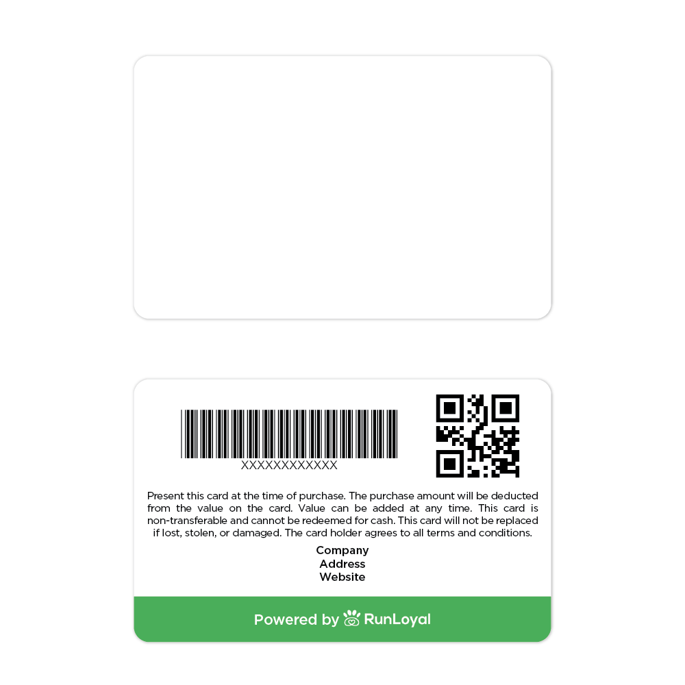 RunLoyal Custom Gift Cards