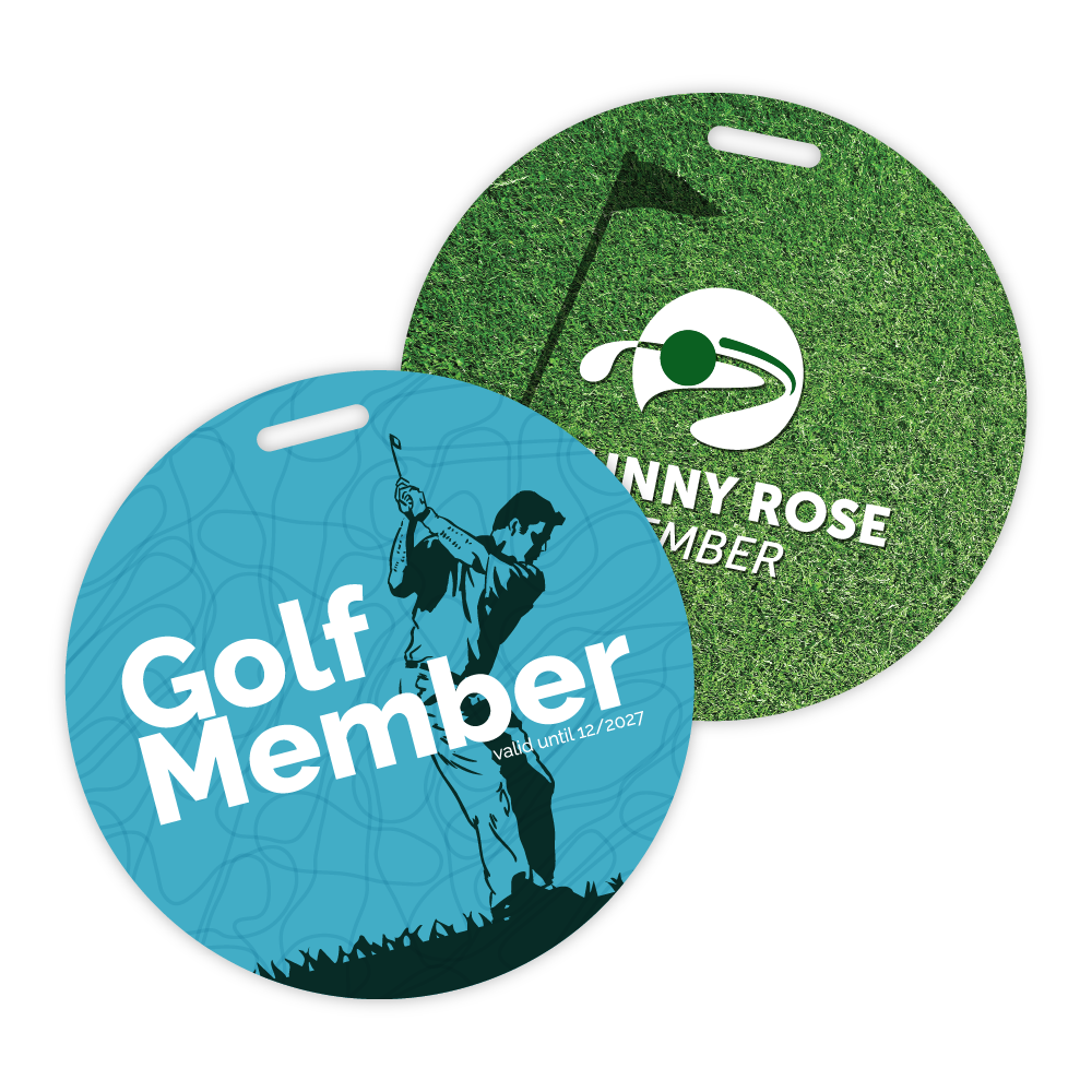 Golf 918 Round Fully Custom Bag Tags
