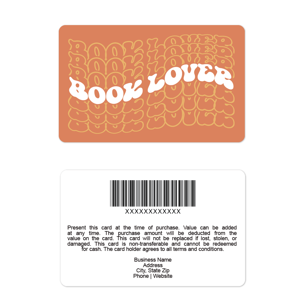 Book Lover Gift Cards