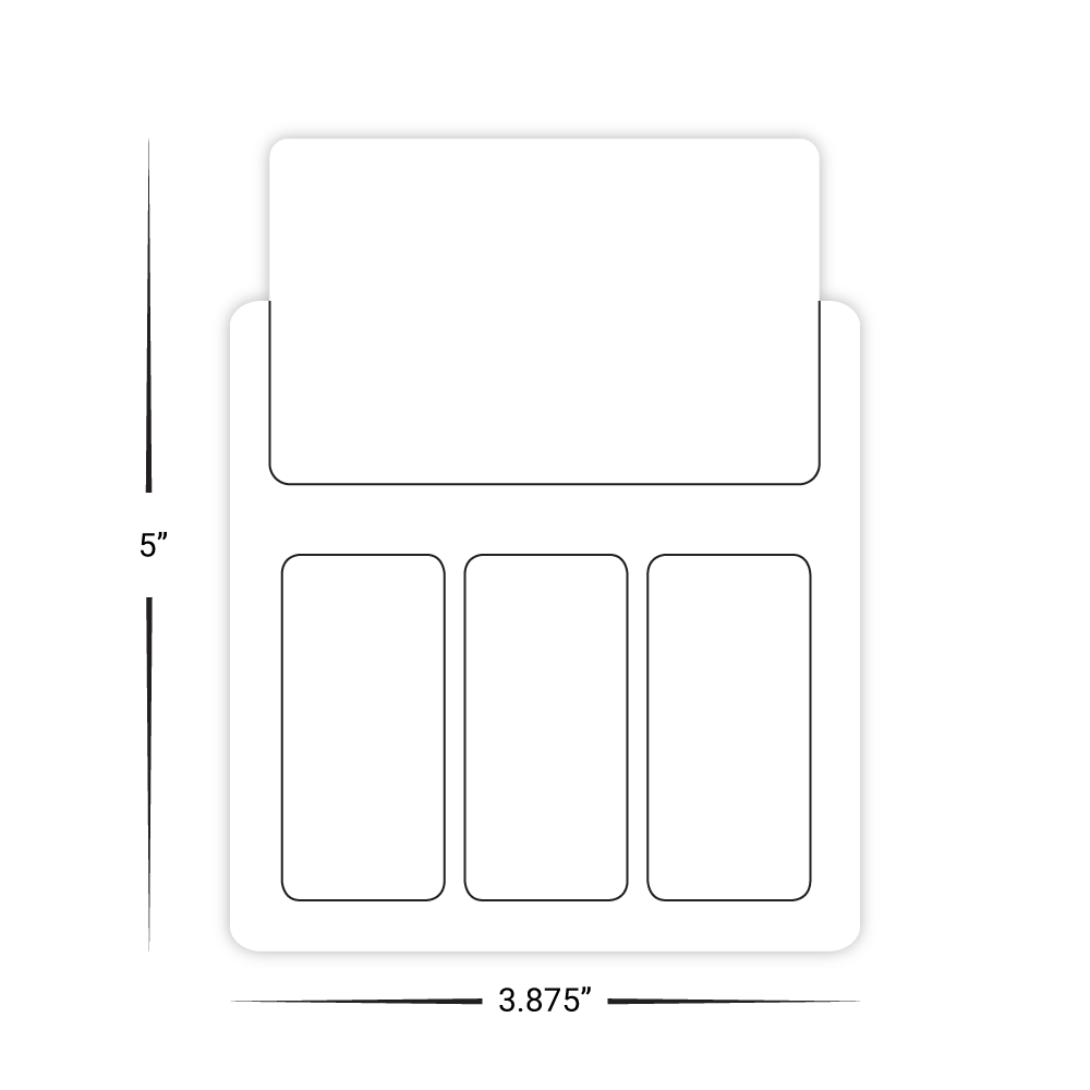 EMI Fundraising Punch Out Combo Card with Three Key Tags