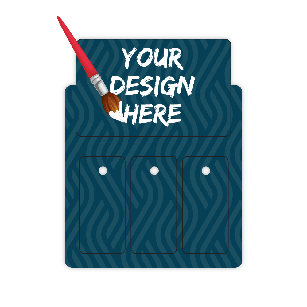EMI Fundraising Punch Out Combo Card with Three Key Tags