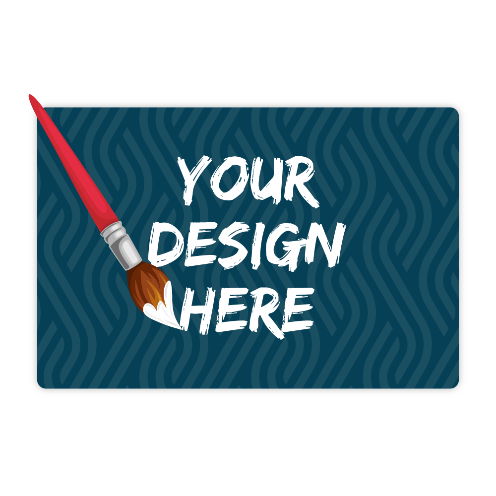 Custom Plastic 4" x 6" Large Cards