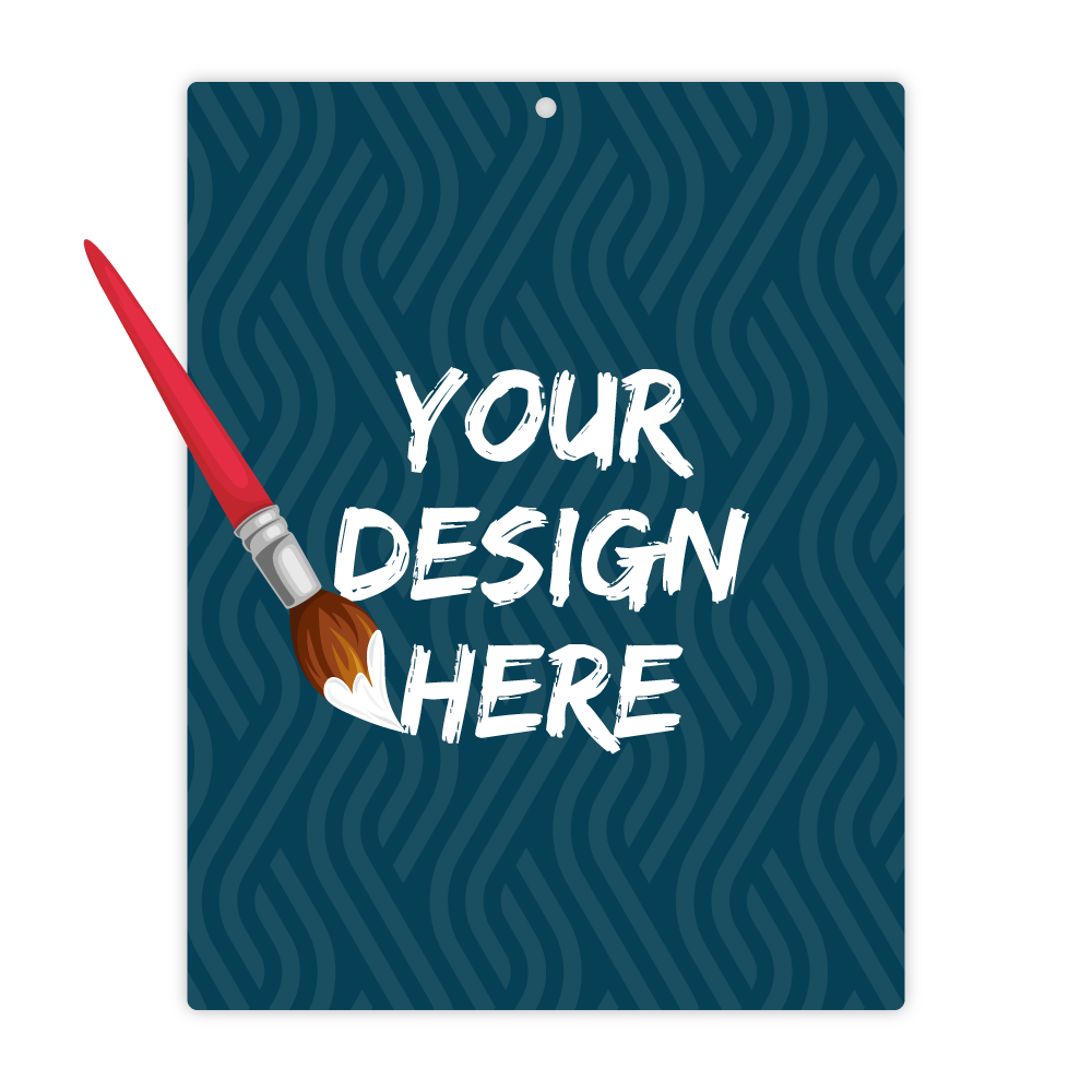 Custom Plastic 8.5" x 11" A4 Size with Hole