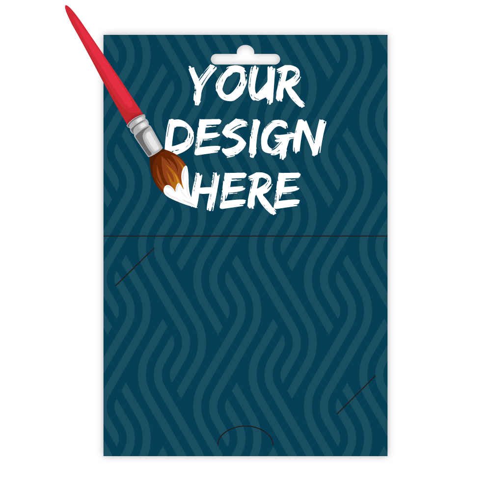 Custom Paper Short Hanging Gift Card Holders