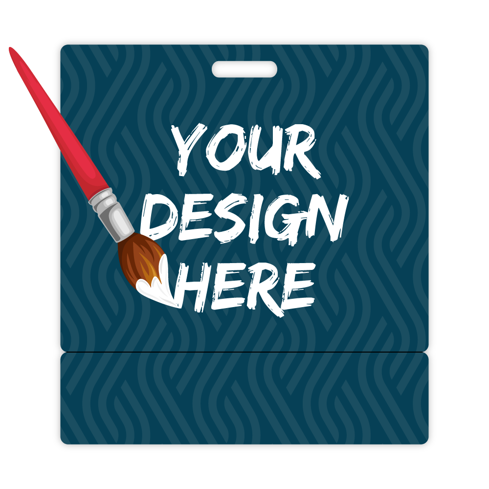 Custom Plastic 3.5" x 3.8" Breakaway Badge & Narrow Card