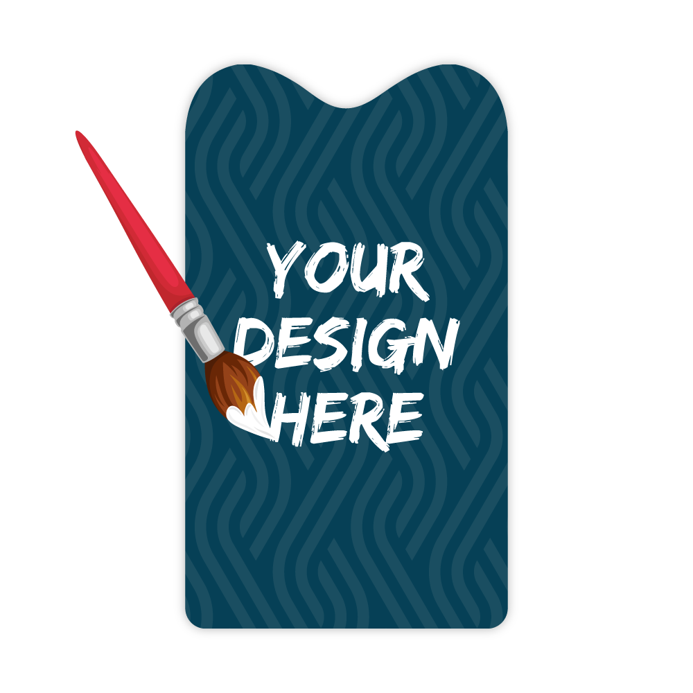 Custom Plastic 3.5" x 2" Bumped Cards