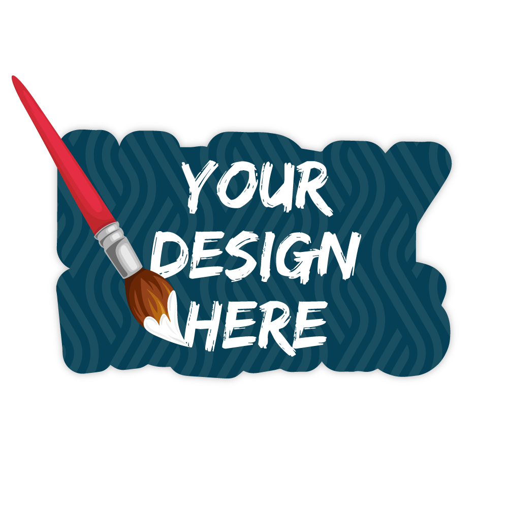 Custom Plastic 3.375" x 2.125" Happy Holidays Shape Gift Card