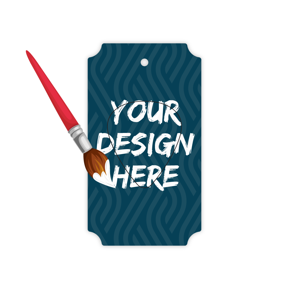 Custom Plastic 2.8" x 1.6" Punch-Out Guitar Pick Combo Cards
