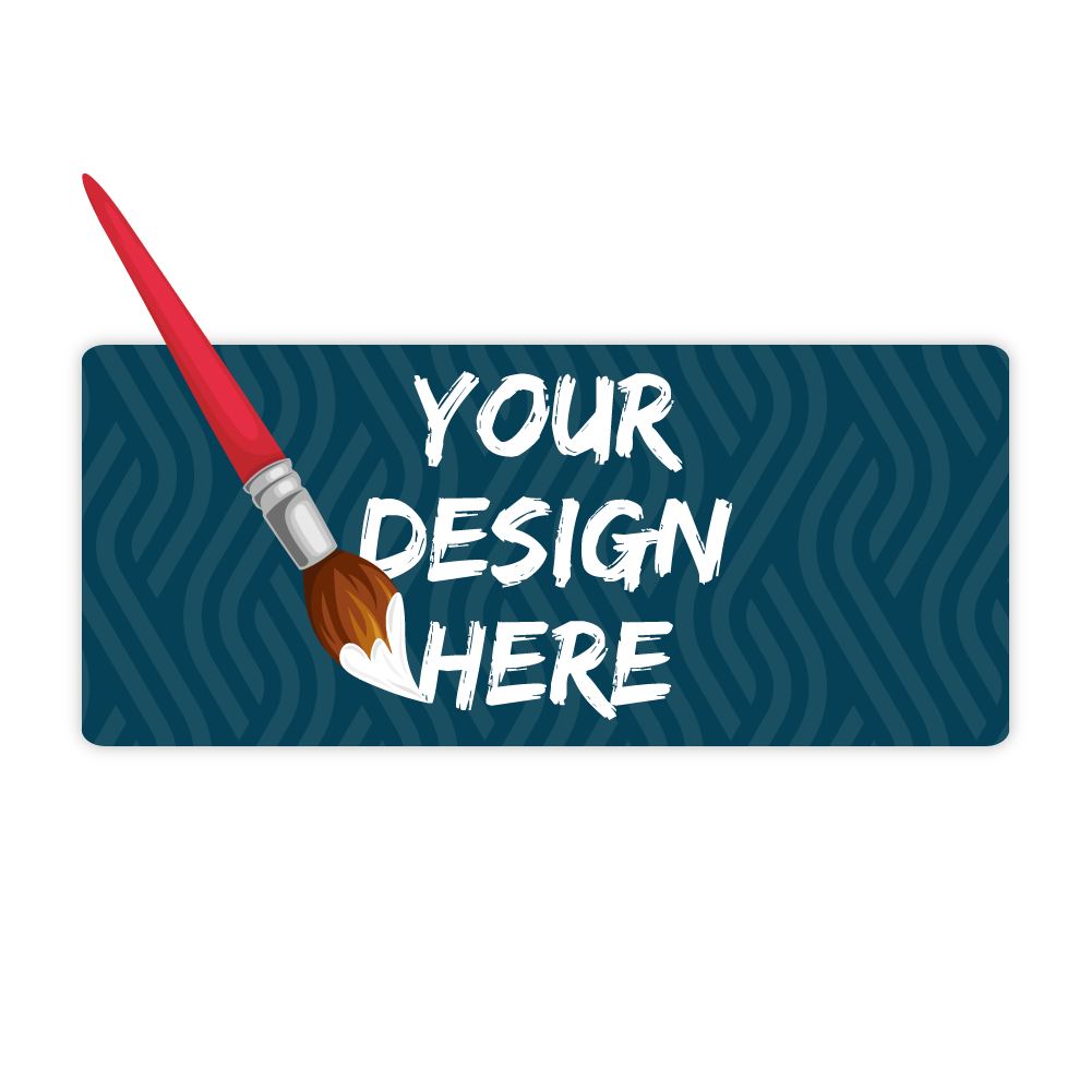 Custom Long Card - 4" x 9.25" Shape