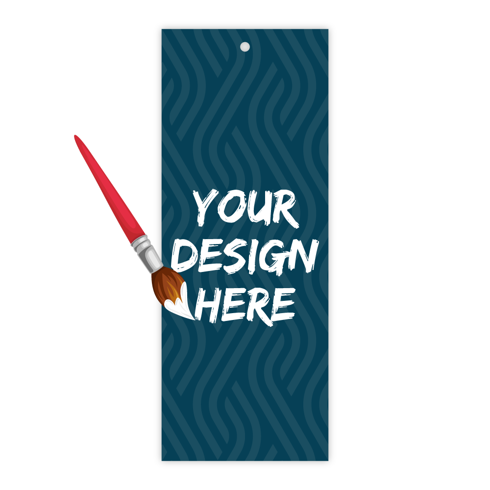 Custom Plastic 11" x 4.25" Long Hanging Signage