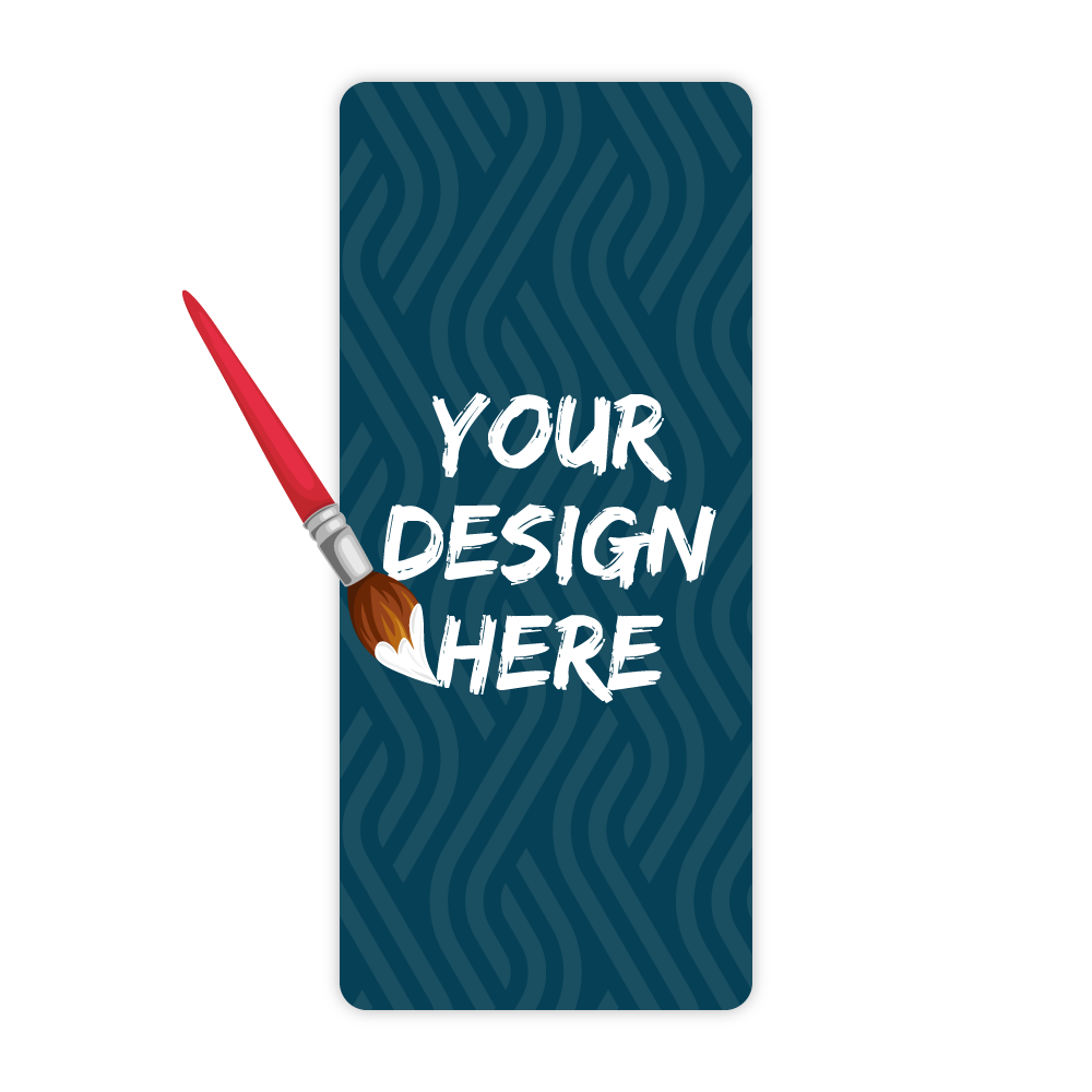 Custom Plastic 4" x 9" Long Menus