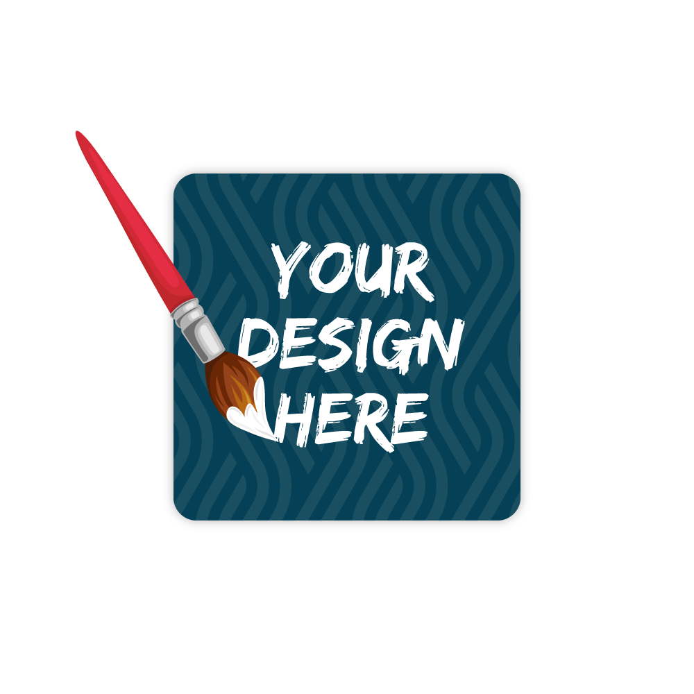 Custom Plastic 1.25" x 1.25" Tiny Cards
