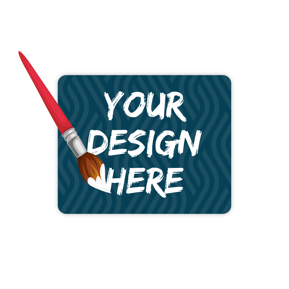 Custom Plastic 2.5" x 2" Small Rectangle Cards