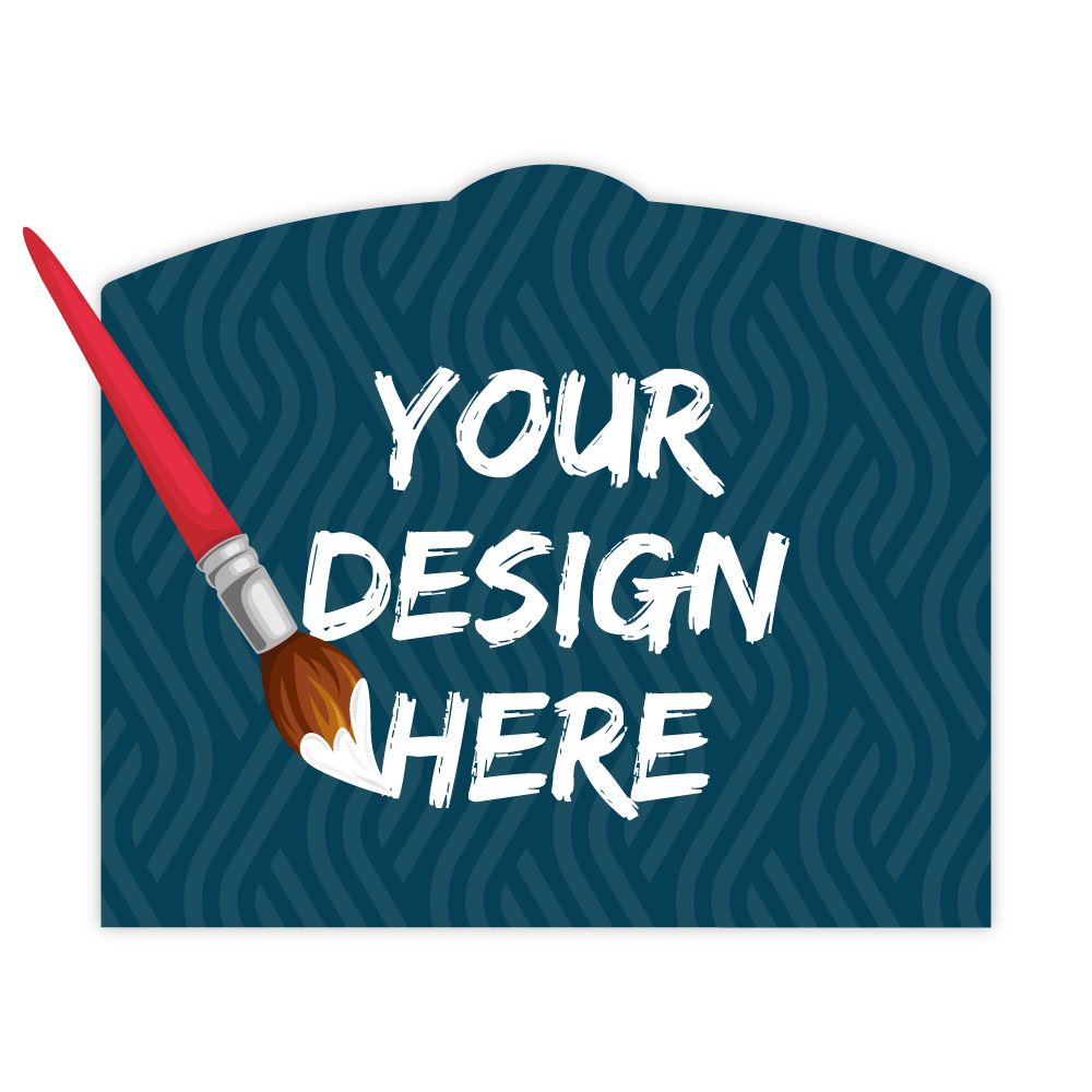 Custom Plastic 3.5" x 3" Rounded Cards with Bump