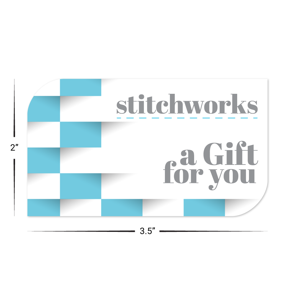 Custom Plastic 3.5" x 2" Two Square Corner Cards