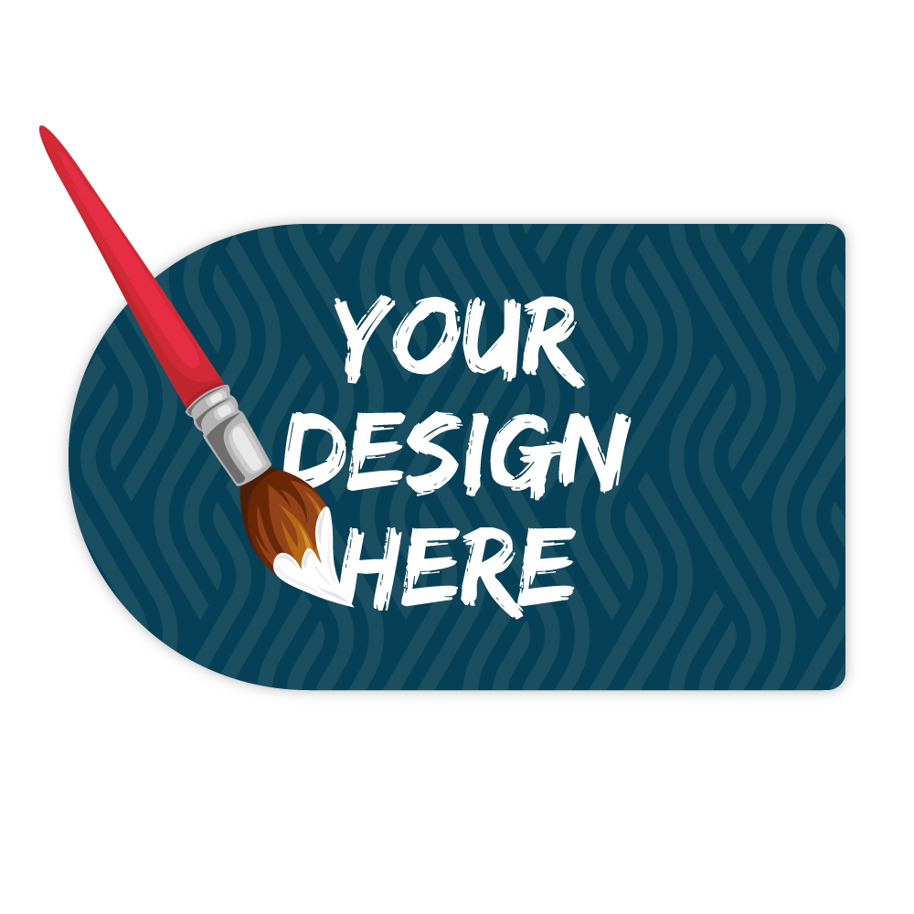 Custom Plastic 3" x 5" Rounded Cards