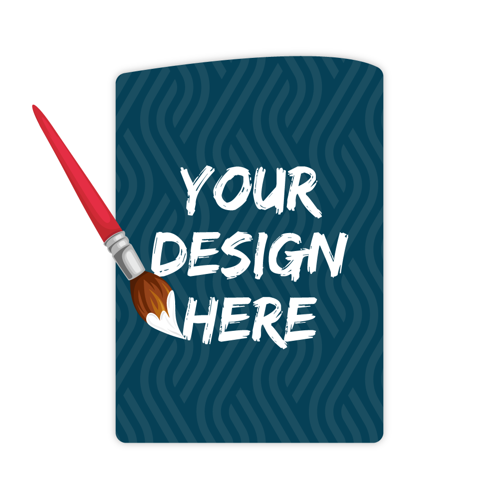 Custom Plastic 3.15" x 2.18 Curved Side Cards