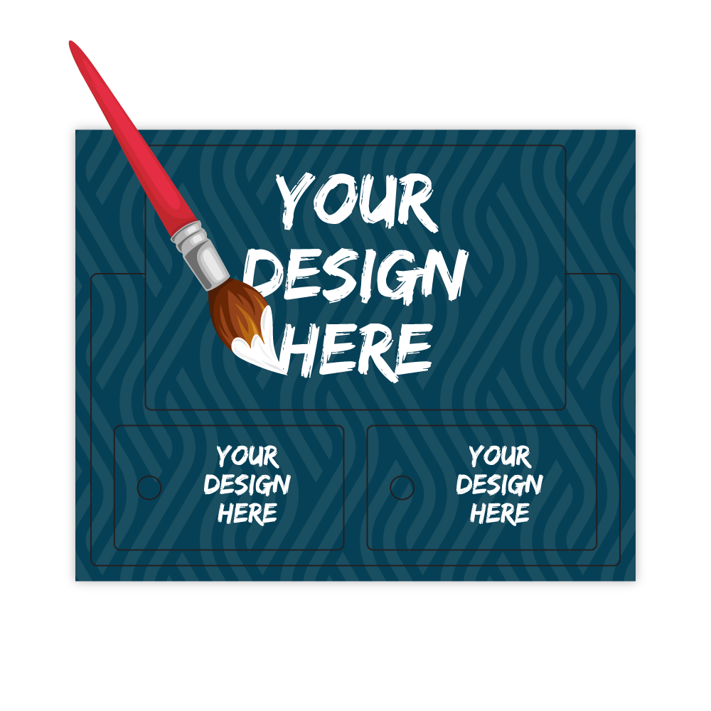 Custom Plastic Card and Two Key Tag Combo
