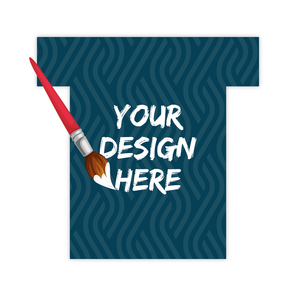 Custom Plastic 3.375" x 3.375" Wide T Shape Cards
