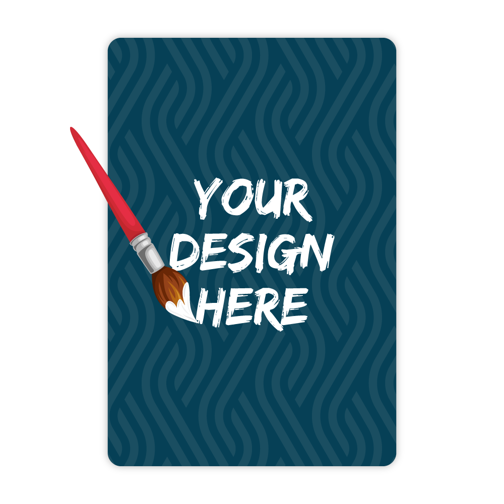 Custom Plastic 5.3" x 7.87" Mini Tablet Size Signage