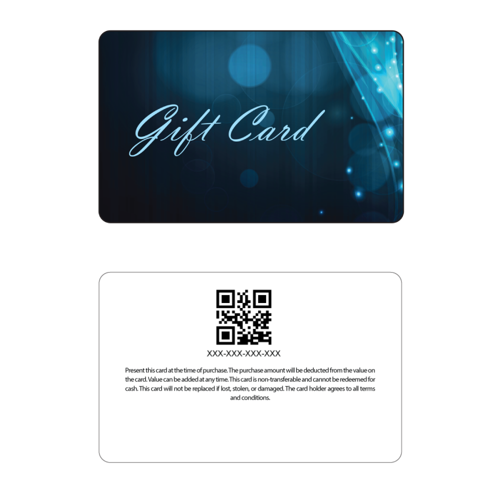 Gift Cards - Blue Light
