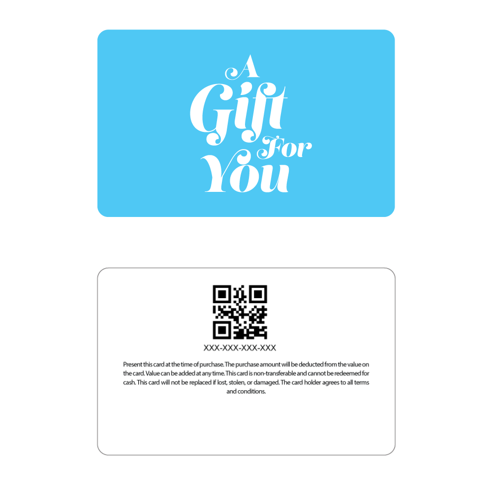 Gift Cards - Light Blue
