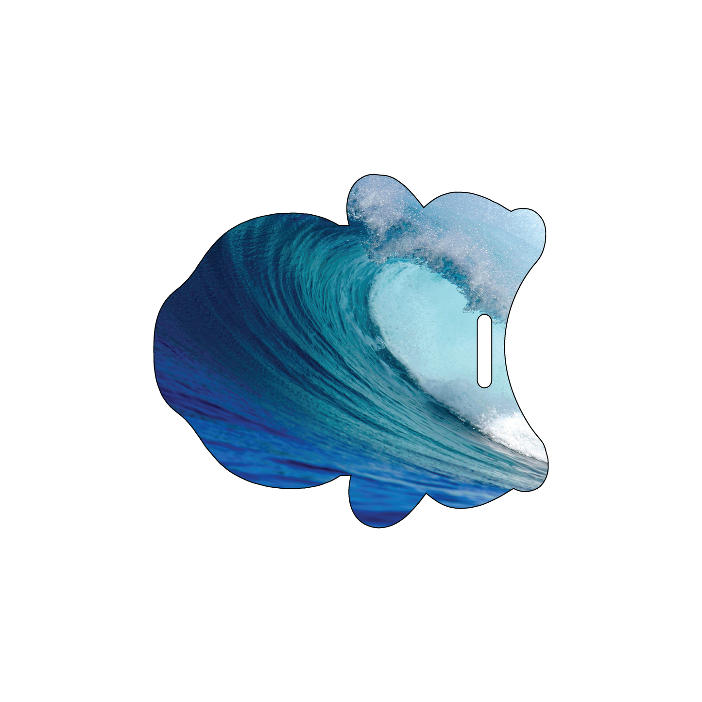 Custom Plastic 3" x 3.35" Cow Head Shape