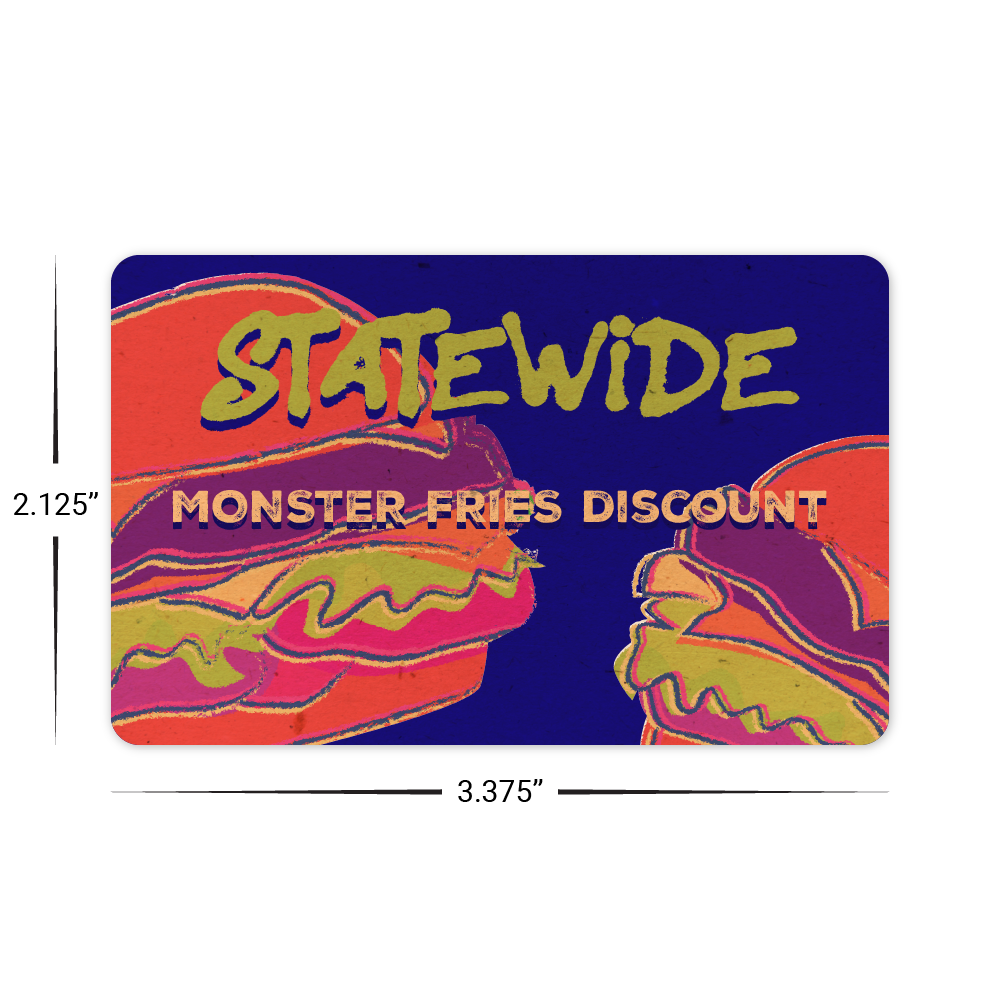 TableNeeds Fully Custom Discount Card Plastic