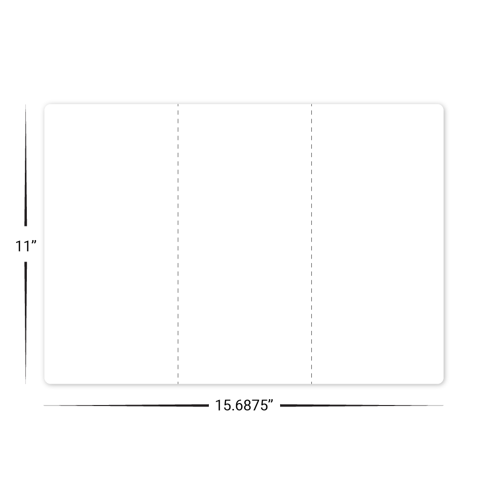 Custom Tri-Fold Menus - Triad Merchant Solutions