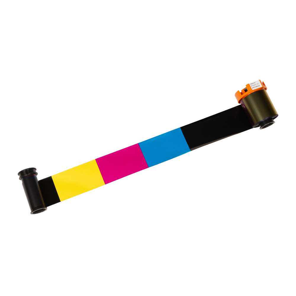 Evolis Agilia YMCK-K Retransfer Color Ribbon - 600 Prints/Roll