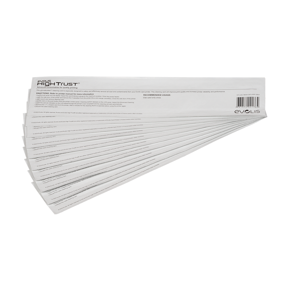 Evolis Agilia Adhesive 'T' Card Cleaning Kit
