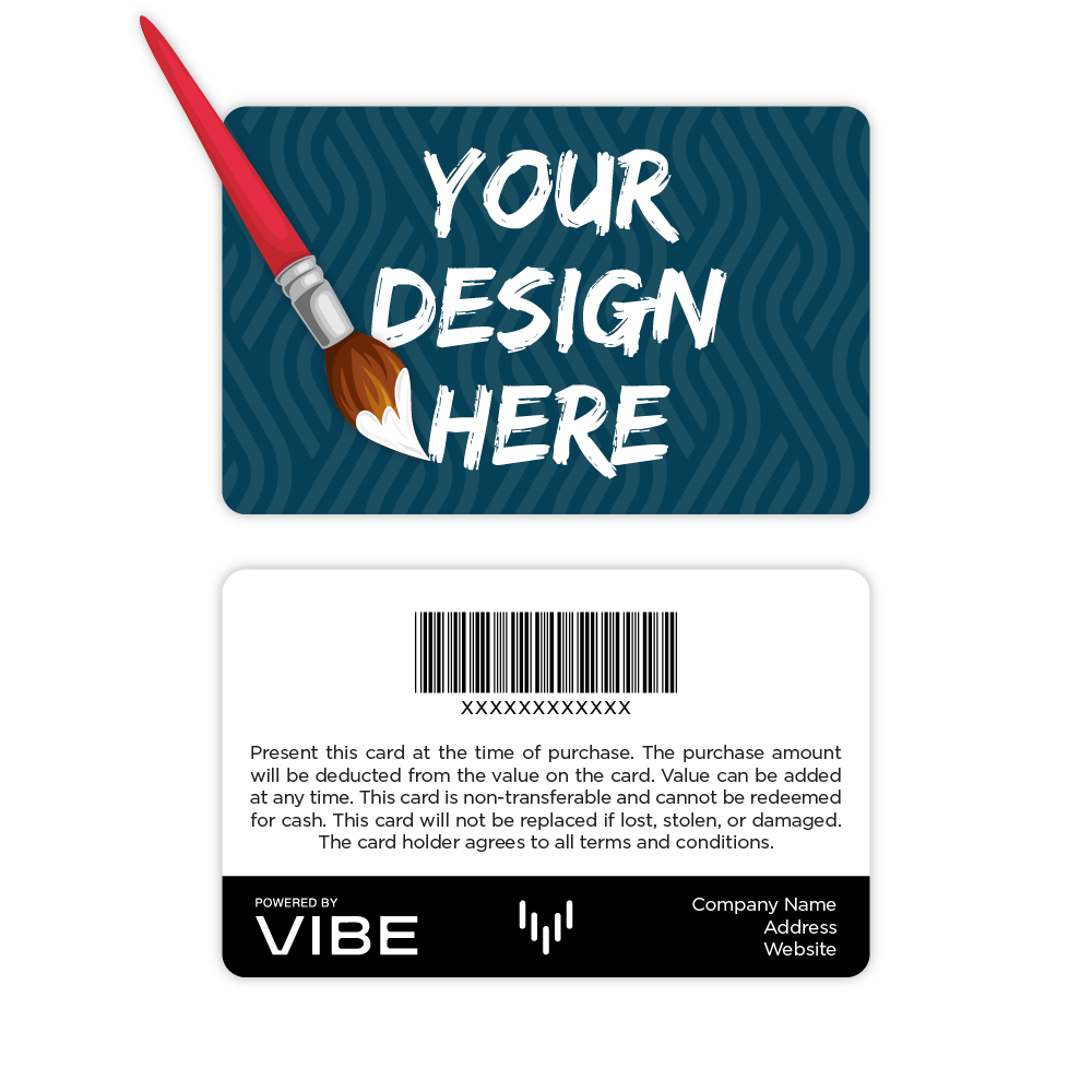 Vibe Fully Custom Gift Cards