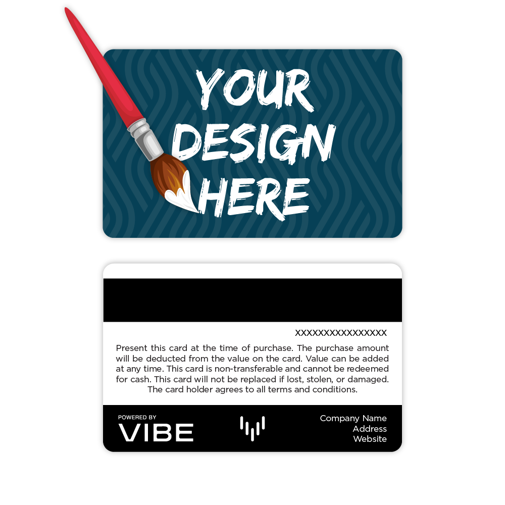 Vibe Fully Custom Gift Cards