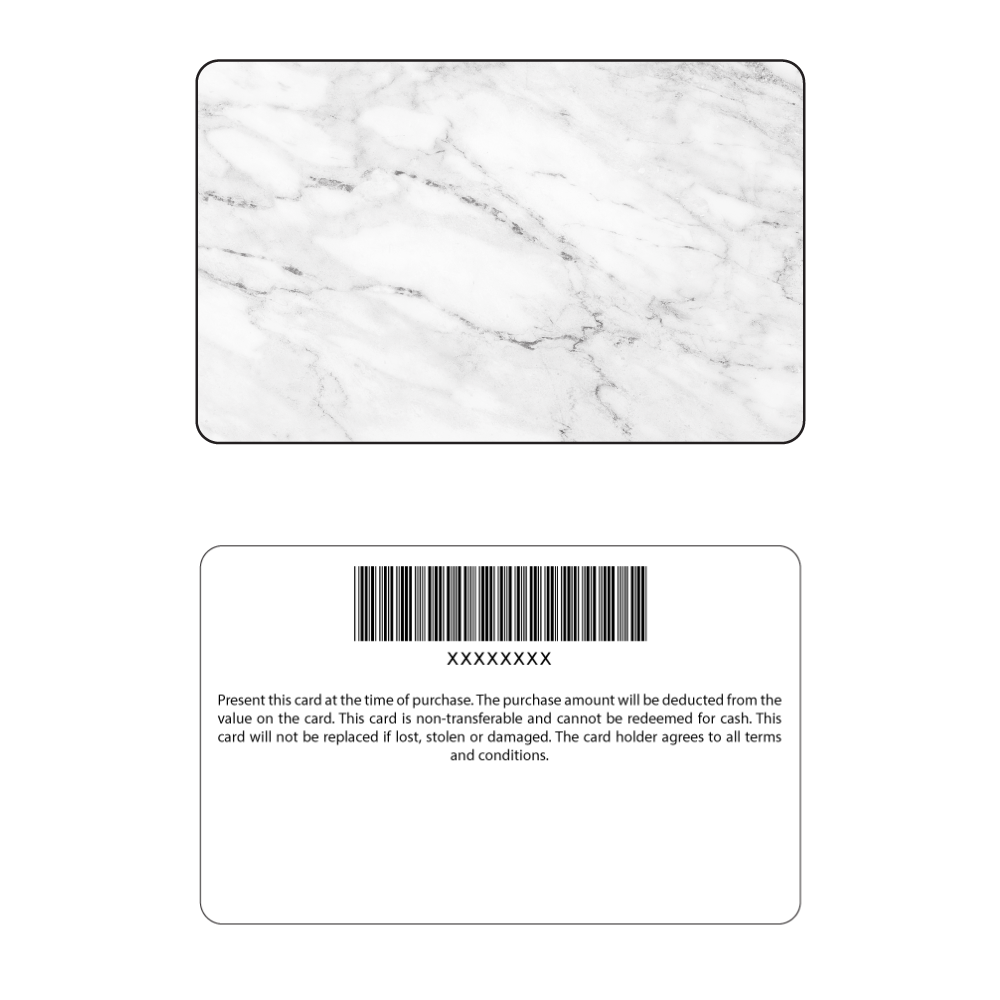 Your Logo Here Korona Gift Cards - Marble