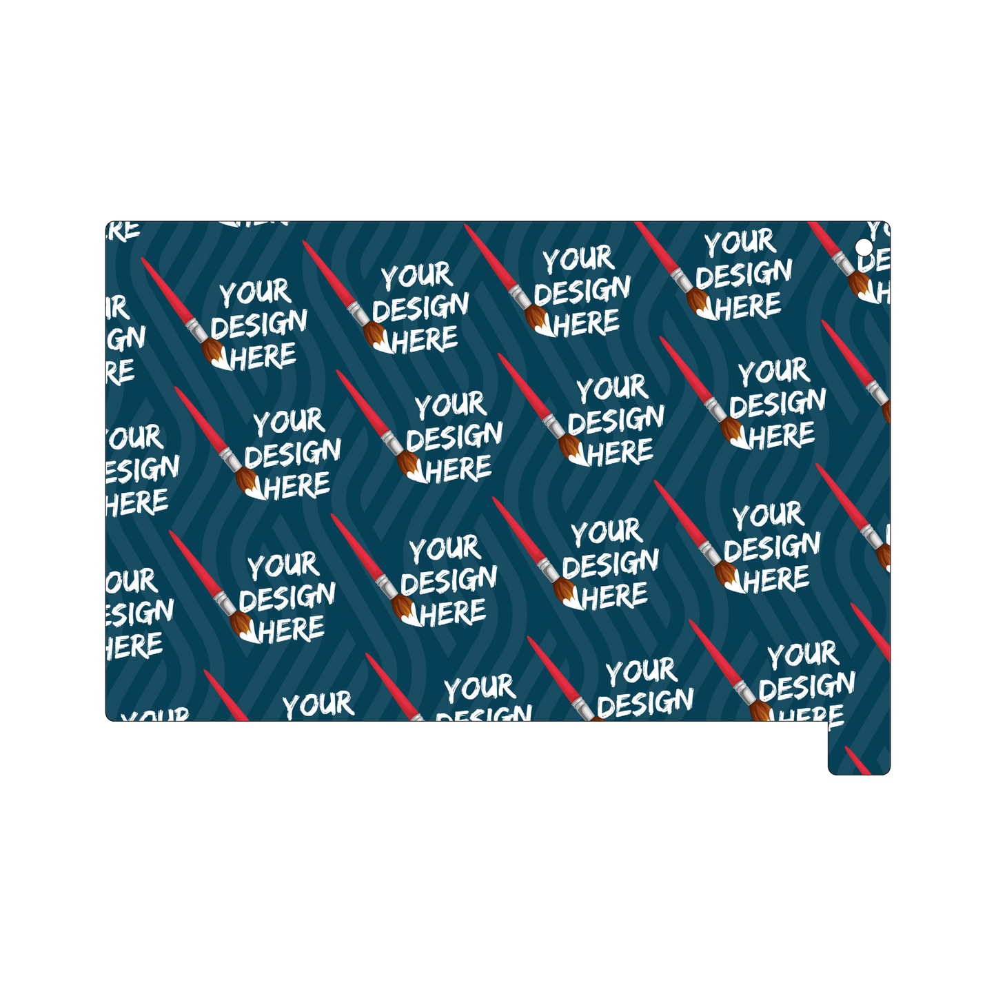 Custom Plastic 7.76" x 11" Tabbed V1 Signage