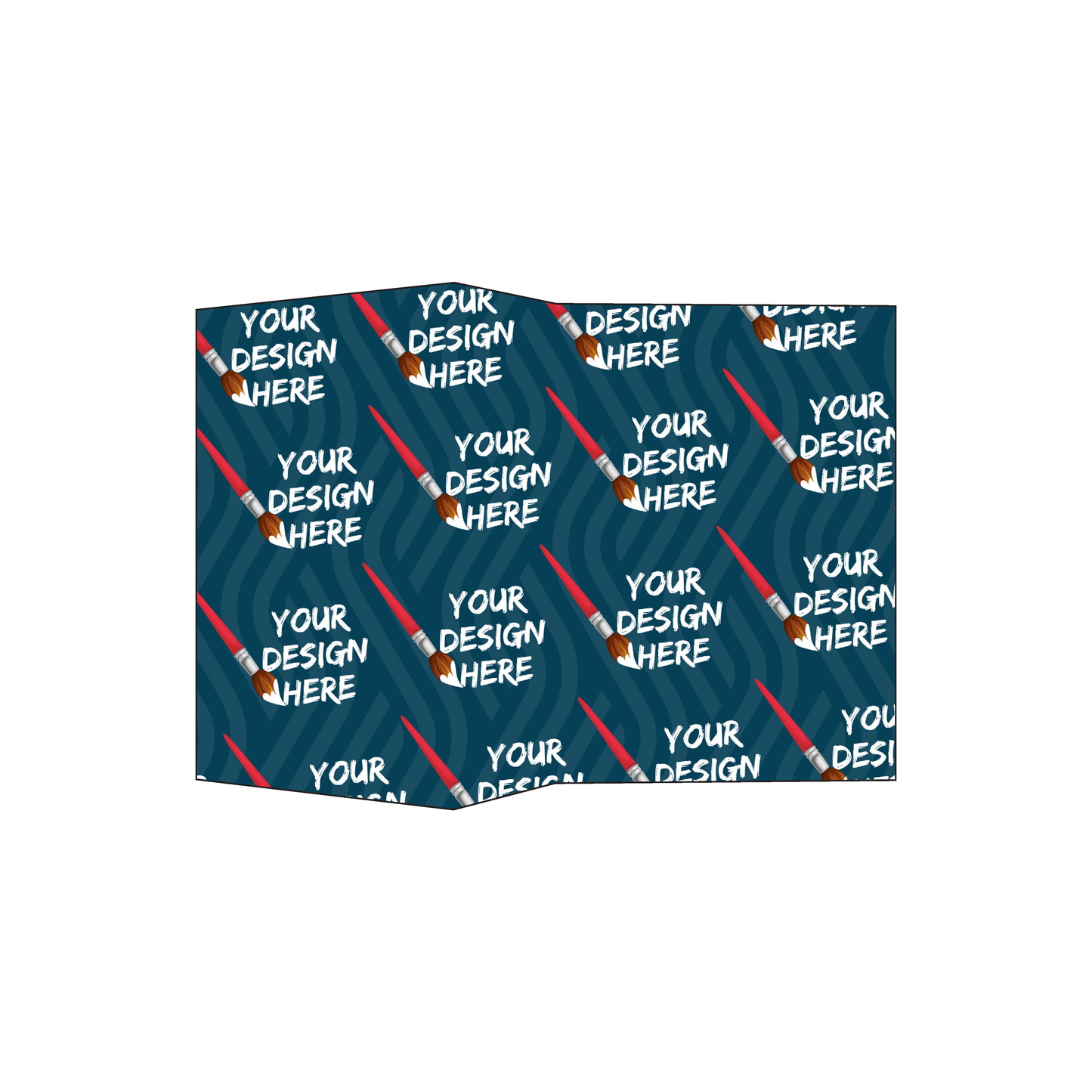 Custom Plastic 3.4" x 2.56" Open Chest Shape Cards