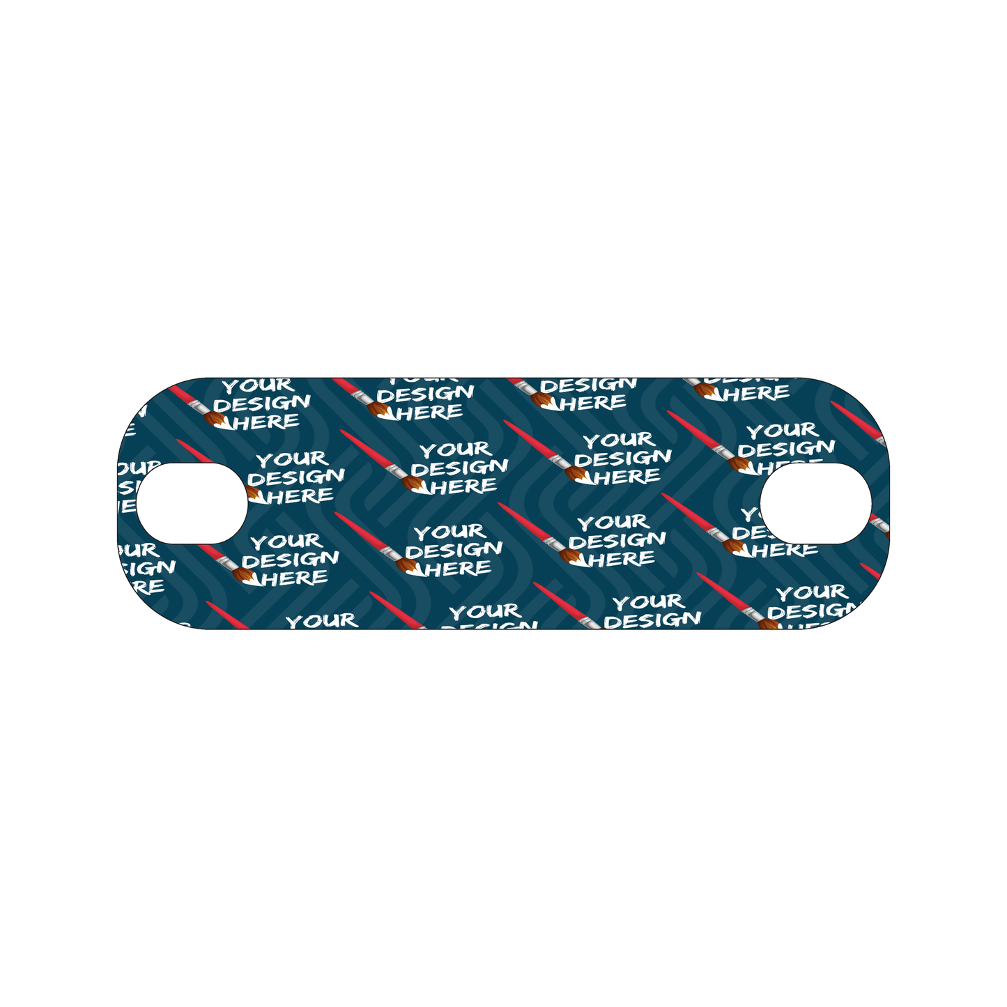 Custom Plastic 8.3" x 2.7" Signage