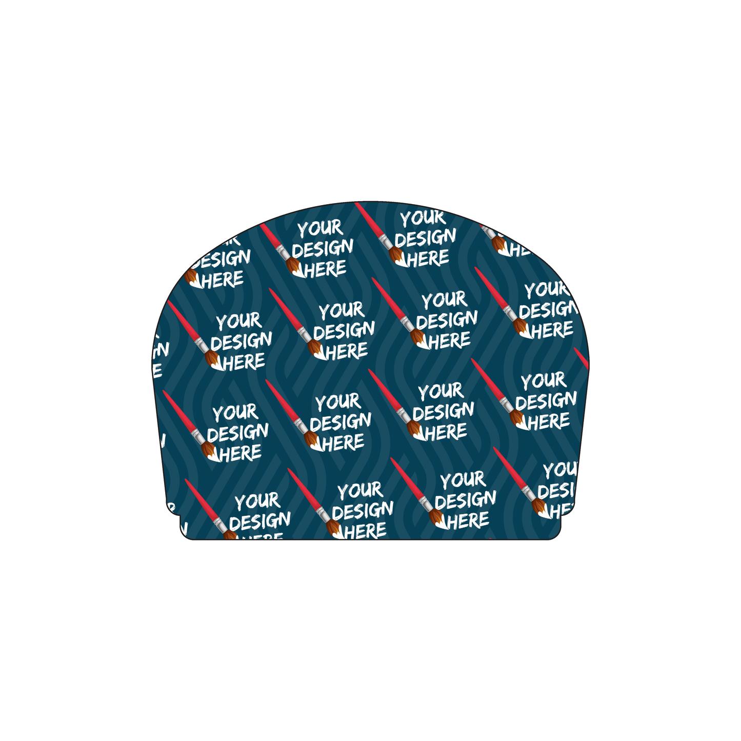Custom Plastic 2.75" x 2.125" Dome Cards