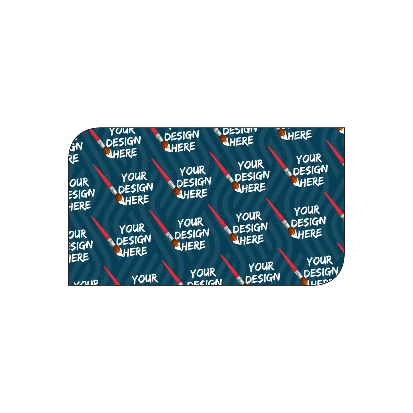 Custom Plastic 3.5" x 2" Leaf Shape Cards