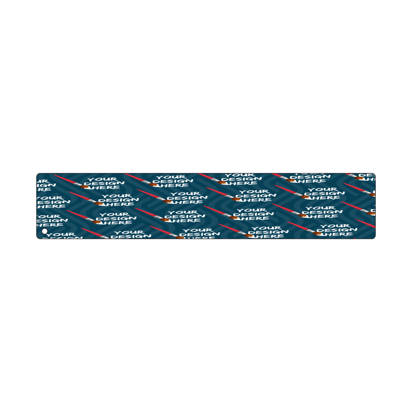 Custom Plastic 2.125" x 11" Thin Tags