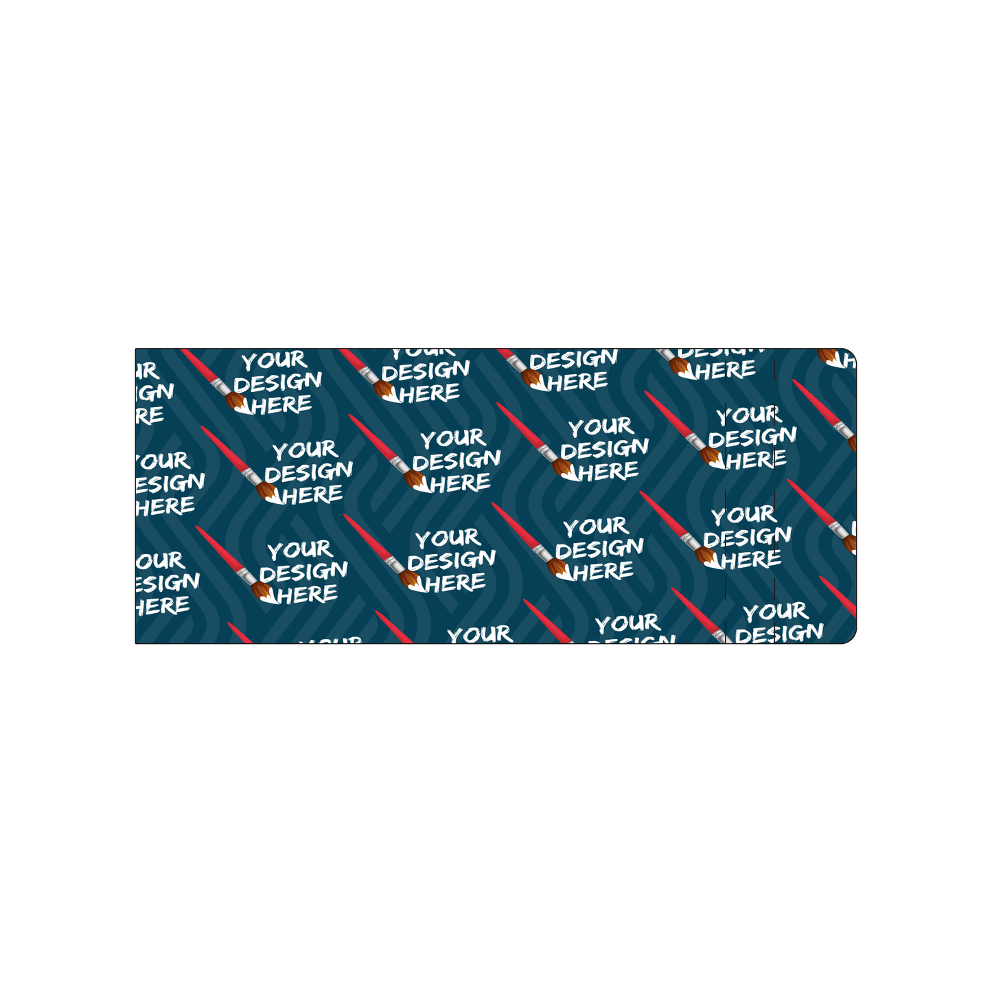 Custom Plastic 2.25" x 5.5" Double Fold Cards