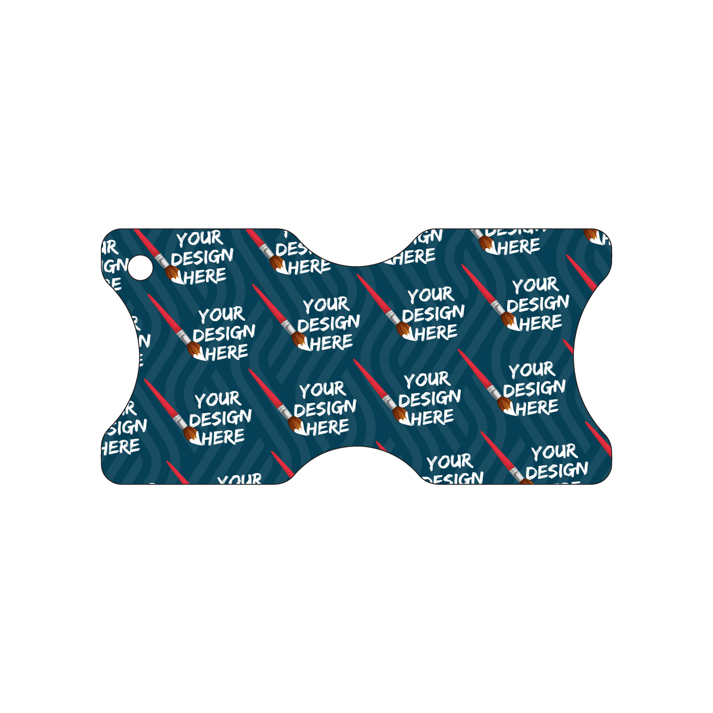 Custom Plastic 5" x 2.5" Measurement Tool Tags