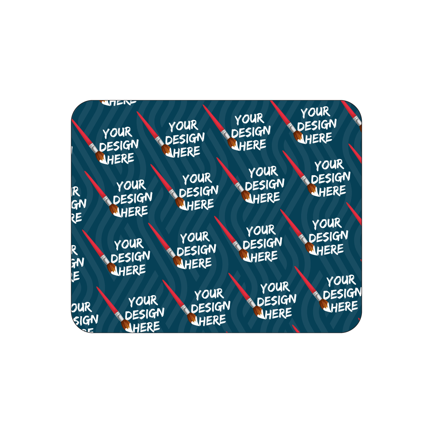Custom Plastic 4" x 5" Rectangle with Large Rounded Corners Cards