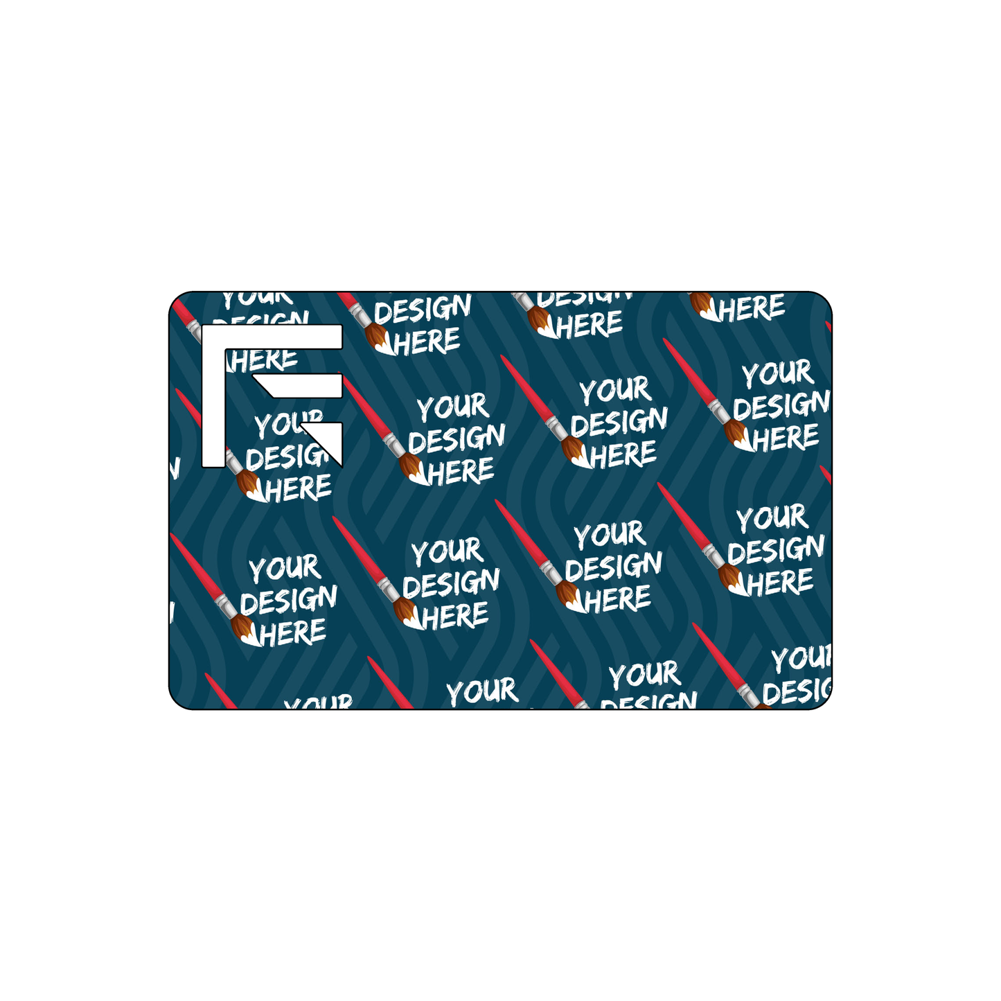Custom Plastic 3.375" x 2.125" with Punch-Out Corner Slot Cards
