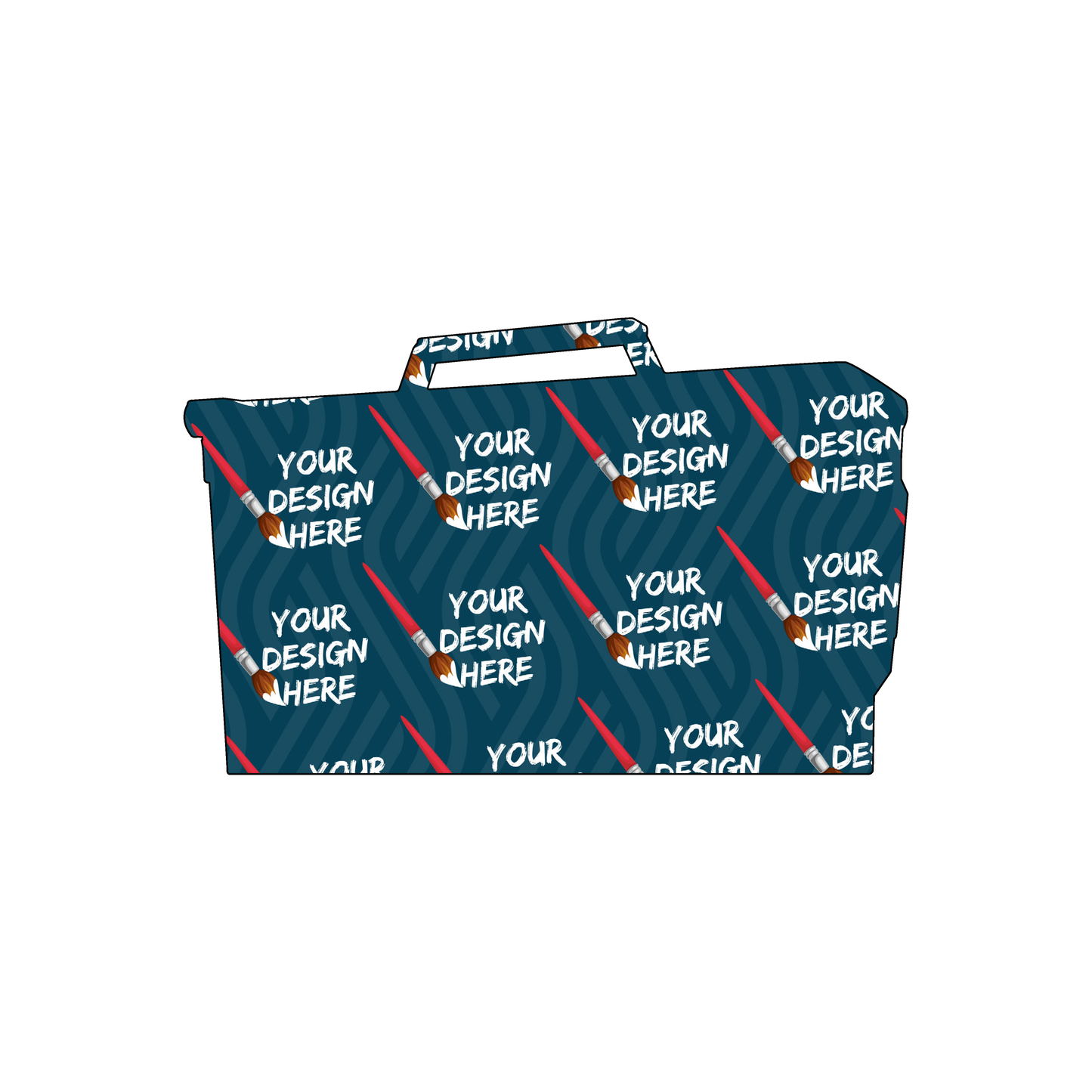 Custom Plastic 3.375" x 2.125" Crate Shape Cards