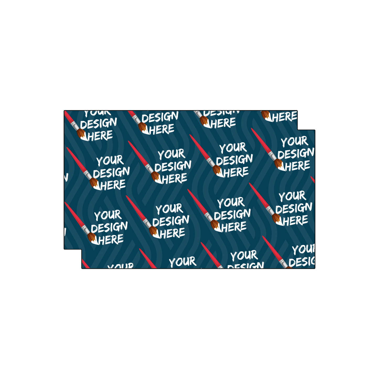 Custom Plastic 3.375" x 2.125" Stacked Design Cards