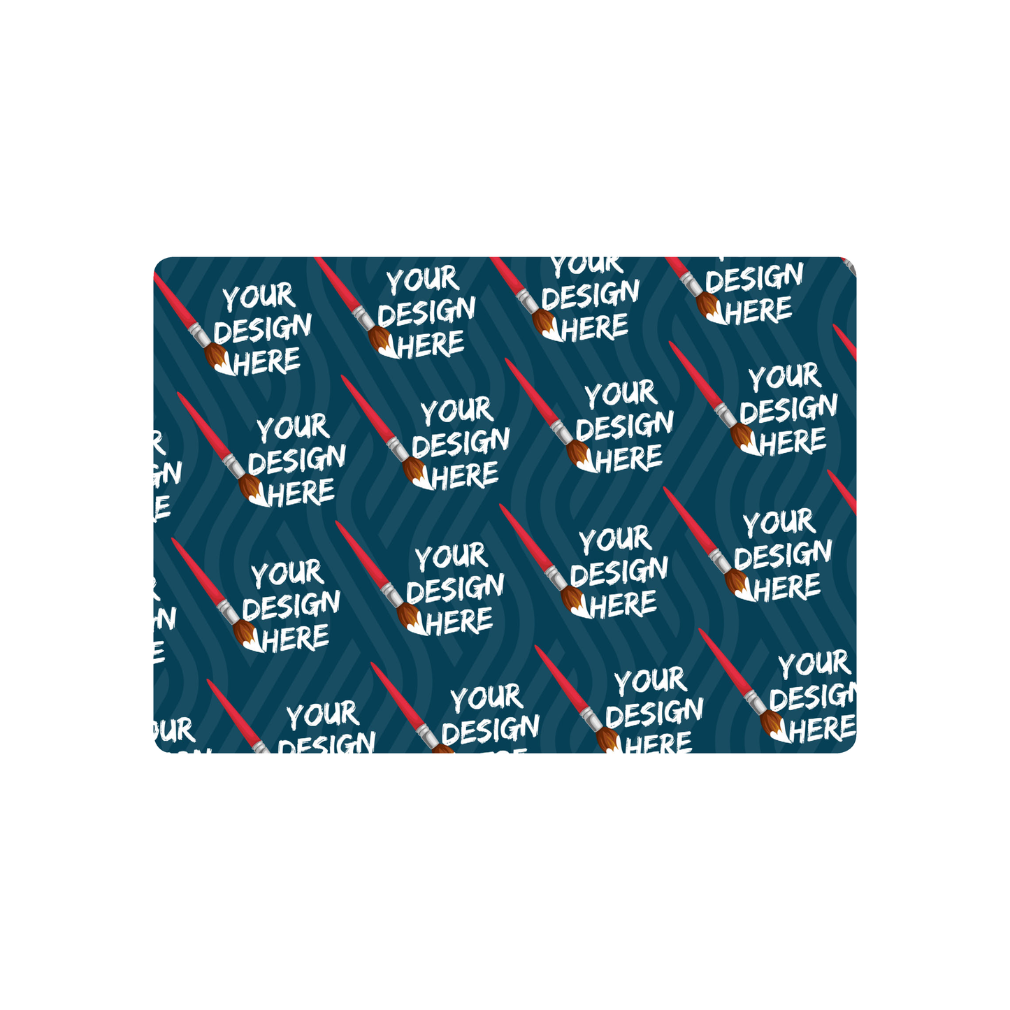 Custom Plastic 3" x 4.25" Rounded Rectangle Cards