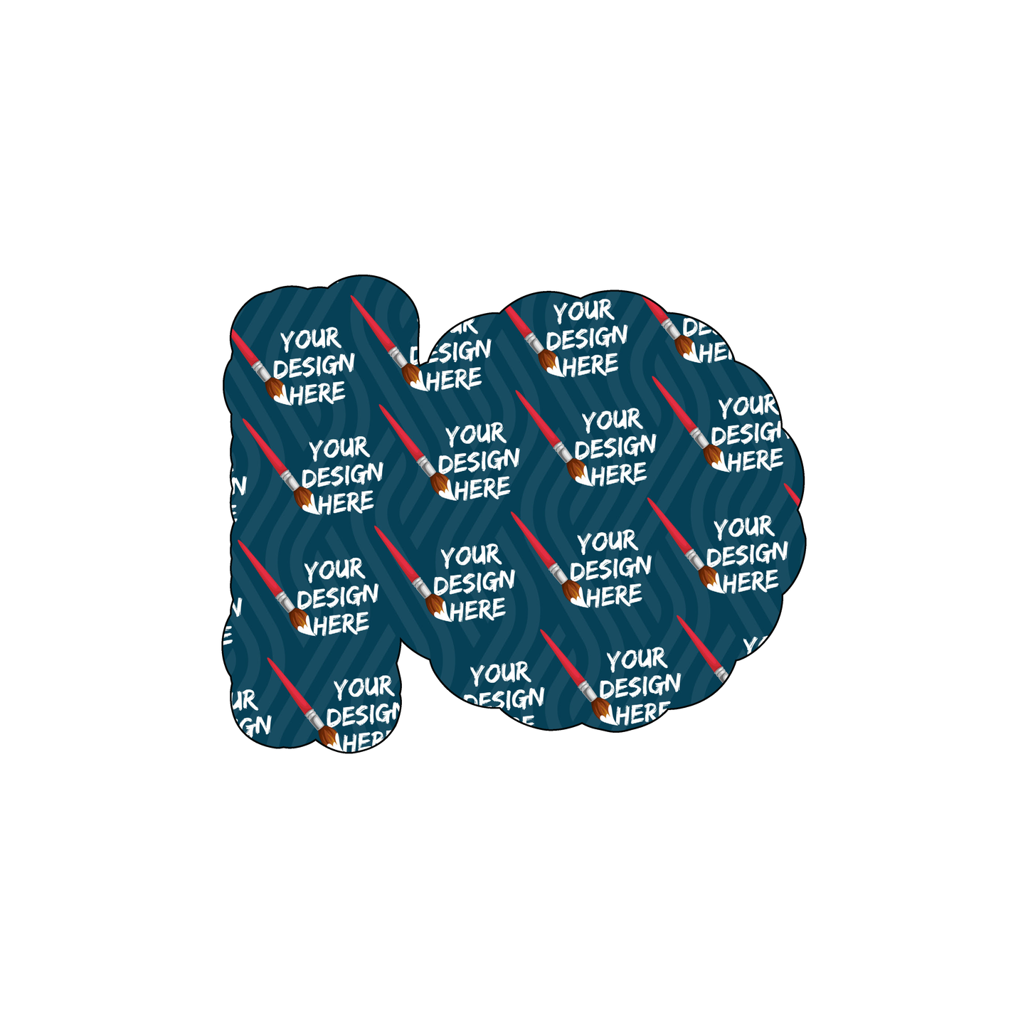 Custom Plastic 2.25" x 2.75" Ferris Wheel Shape Cards