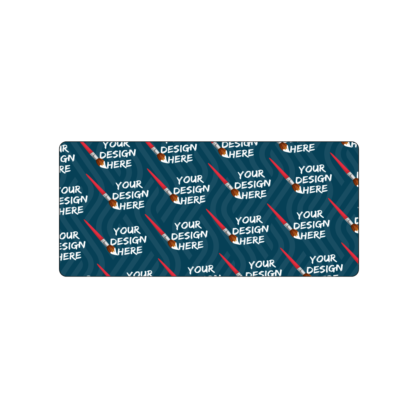 Custom Plastic 2.25" x 5" Long Signage or Invitation